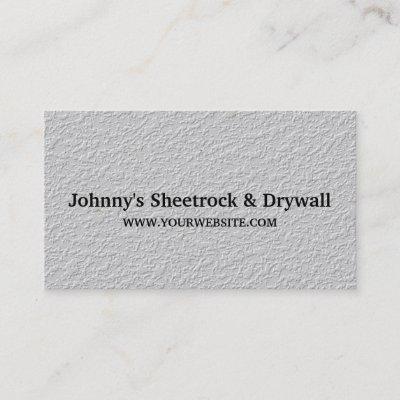 Sheetrock & Drywall Construction