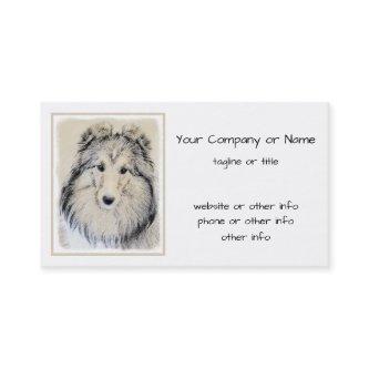 Shetland Sheepdog Painting - Cute Original Dog Art
