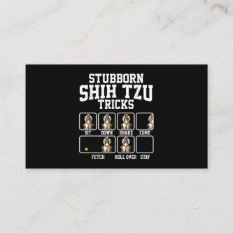 Shih Tzu Gift |Stubborn Dog Tricks Dog Lover