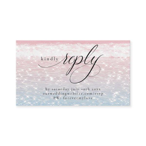 Shimmering Ocean Waters  RSVP