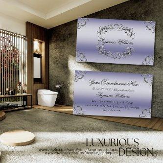 Shimmery Blue Silver Decor Sumptuous and Luxurious