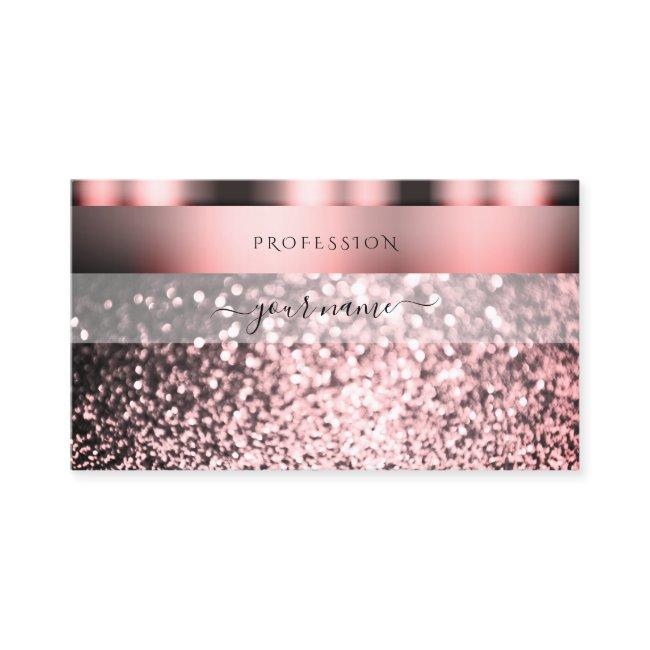 Shimmery Rose Pink Sparkling Glitter Professional