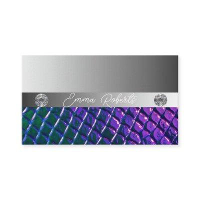 Shimmery Silver Sparkle Glitter Diamonds  Business