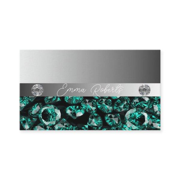Shimmery Silver Sparkle Glitter Diamonds