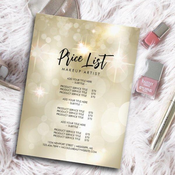 Shiny Flyer With Sparkles Sale Promotion
