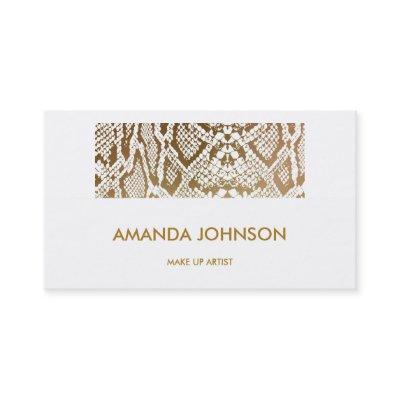 Shiny Glam Stylist Beauty Golden Python Vip