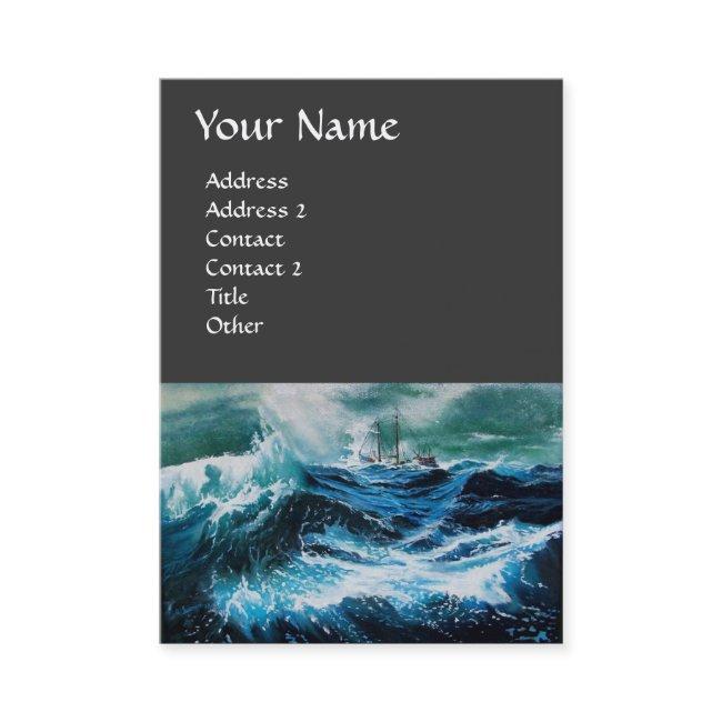Ship In the Sea in Storm