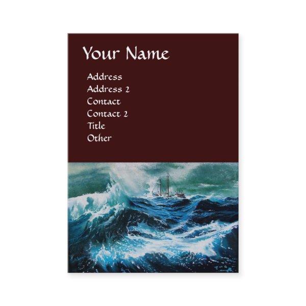 Ship In the Sea in Storm