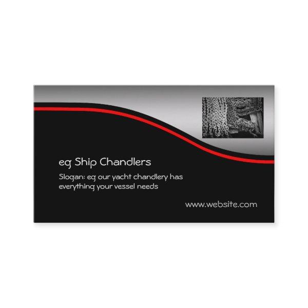 Ship / Yacht Chandlers Anchor Chain, red swoosh