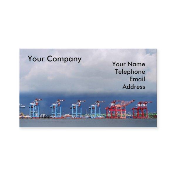 Shipping Cranes and Containers