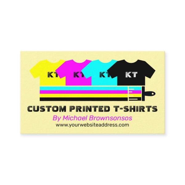 Shirt Clothing Cheap Apparel Store Yellow Calling Card
