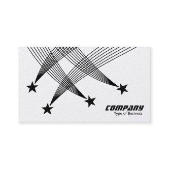 Shooting Stars - Black on White (2Tone) (Platinum)