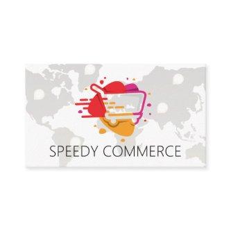 Shopping Cart | E-Commerce Logo | World Wide