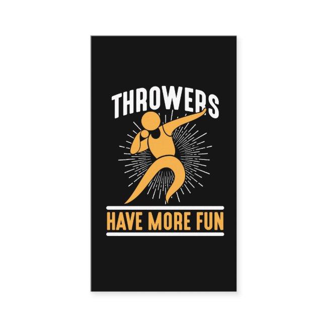 Shot Putting Track and Field Shot Put Thrower