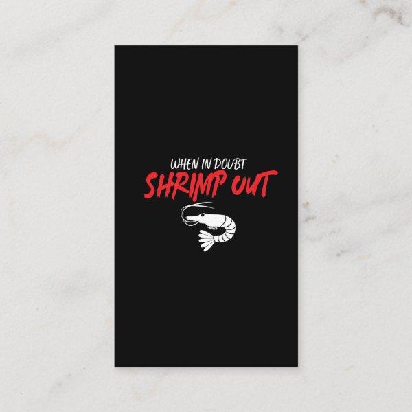 Shrimp Gift Jiu Jitsu When In Doubt Shrimp Out
