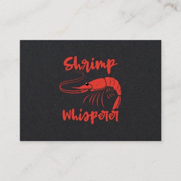 Shrimp Whisperer Seafood Crayfish Lobster Gift
