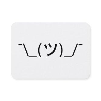 Shrug Emoticon ¯\_(ツ)_/¯ Japanese Kaomoji
