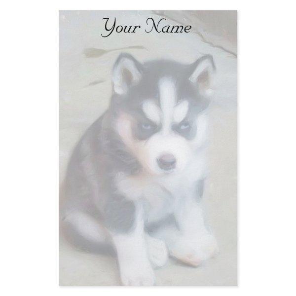 Siberian Husky puppy stationary Stationery