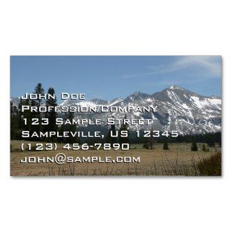 Sierra Nevada Mountains I from Yosemite  Magnet