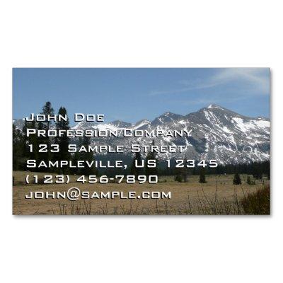 Sierra Nevada Mountains I from Yosemite  Magnet