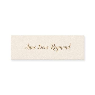signature cream  with script name