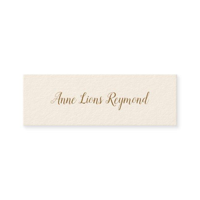 signature cream with script name
