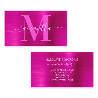 Signature Monogram Hot Pink Shimmer