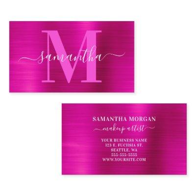 Signature Monogram Hot Pink Shimmer