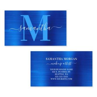 Signature Monogram Royal Blue Shimmer