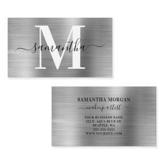 Signature Monogram Silver Shimmer