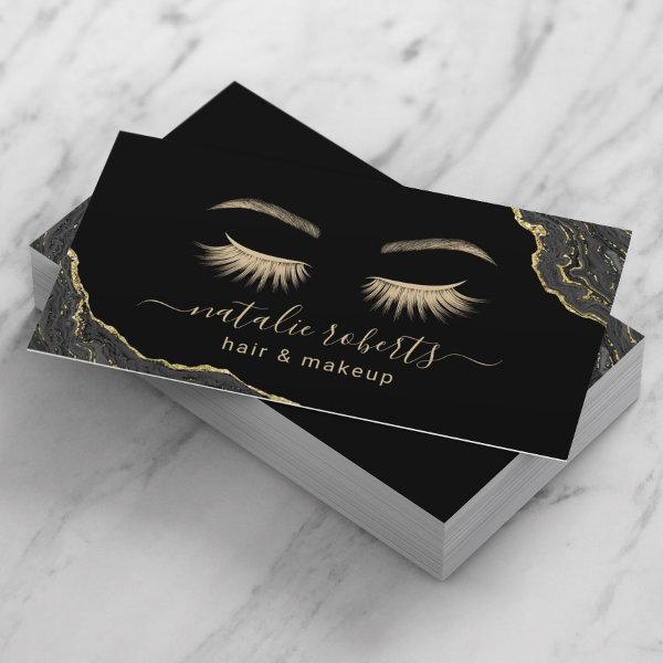 Signature Script Black & Gold Marble Beauty Salon