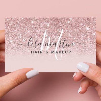 Signature Script Blush Pink Glitter Modern Girly