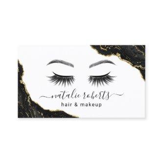 Signature Script Gold Marble Agate Beauty Salon