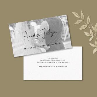 Signature script modern photographer photo