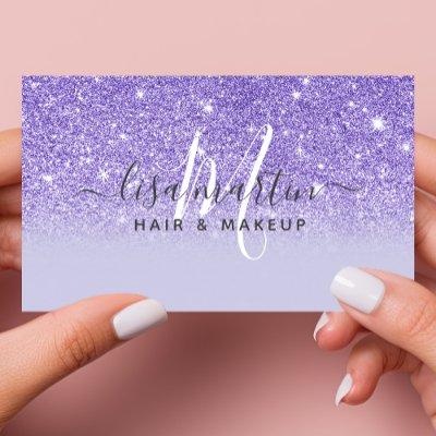 Signature Script Purple Glitter Modern Girly
