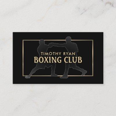 Silhouette Boxing Match, Boxer, Boxing Trainer