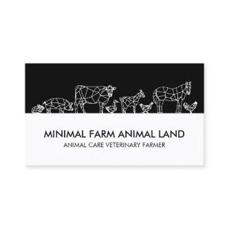 Silhouette Farm Duck Cow Goat Donkey Chicken Pig