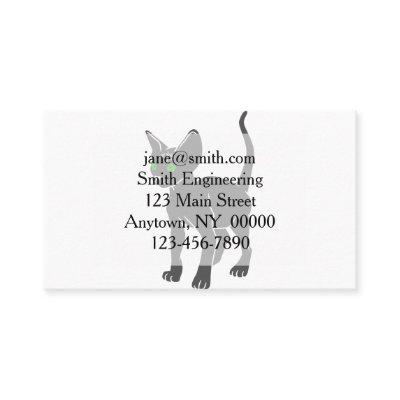 Silhouette of Egyptian  cat - Choose back color