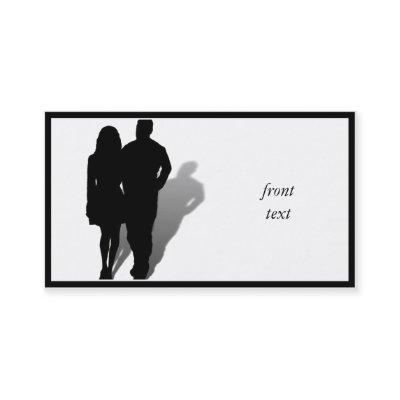 Silhouette of Man & Woman