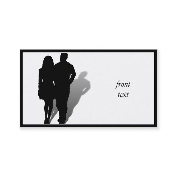 Silhouette of Man & Woman