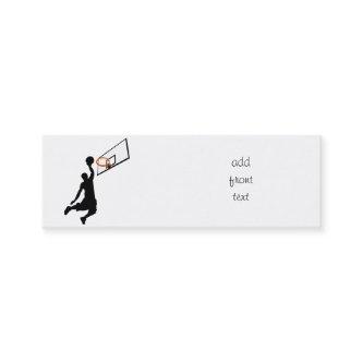 Silhouette Slam Dunk Basketball Player Mini