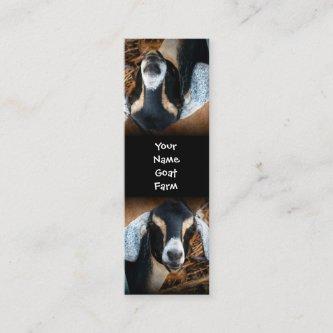 Silly upside Down Pet Goat Bookmark Mini