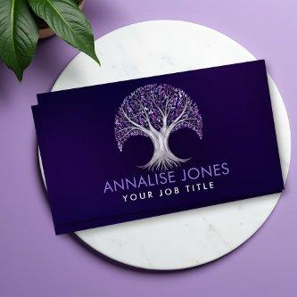 Silver and Amethyst Tree of life - Yggdrasil