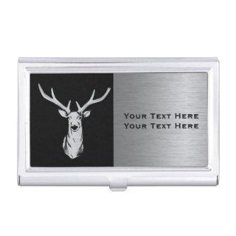 Silver and Black Deer  Holder