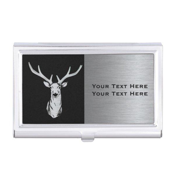 Silver and Black Deer  Holder