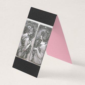 Silver ,Art nouveau ,design, females,Mucha,beautif