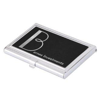 Silver B Monogram Case