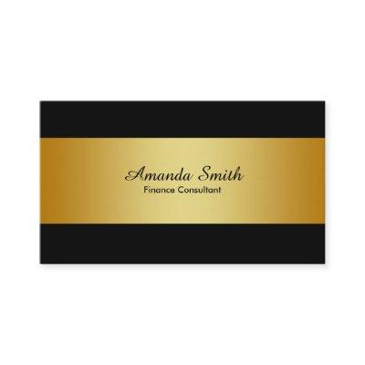 Silver Badge Simple Black Elegant Professional
