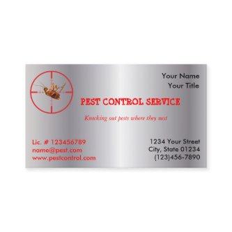 Silver Dead Roach Pest Service 1 Sided  v2