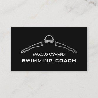 Silver Foil Swimmer, Swimming Coach & Lifeguard